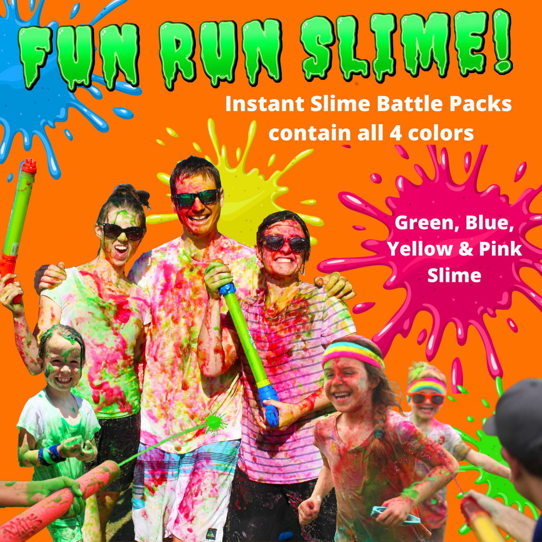 Fun Run Slime - 4 Colours! Makes 160L of slime!
